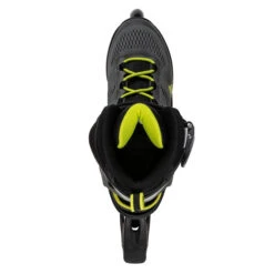 Rollerblade Macroblade 80 Inline Skates - Black/Lime -Sports Skateboard Shop 071006001a1 macroblade 80 photo top view