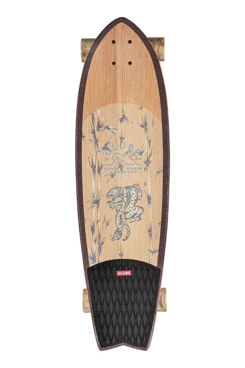 Globe Chromantic Cruiser Skateboard White Oak/Jaguar - 33" 2 Globe Chromantic Cruiser Skateboard White Oak/Jaguar - 33" - Image 2