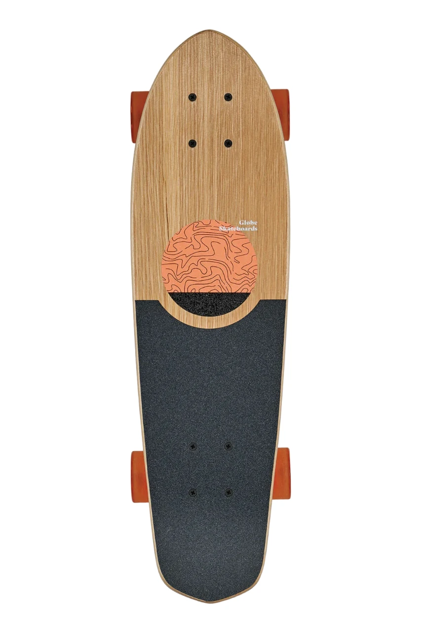 Globe Blazer Cruiser Skateboard White Oak/Concrete - 26" 2 Globe Blazer Cruiser Skateboard White Oak/Concrete - 26" - Image 2