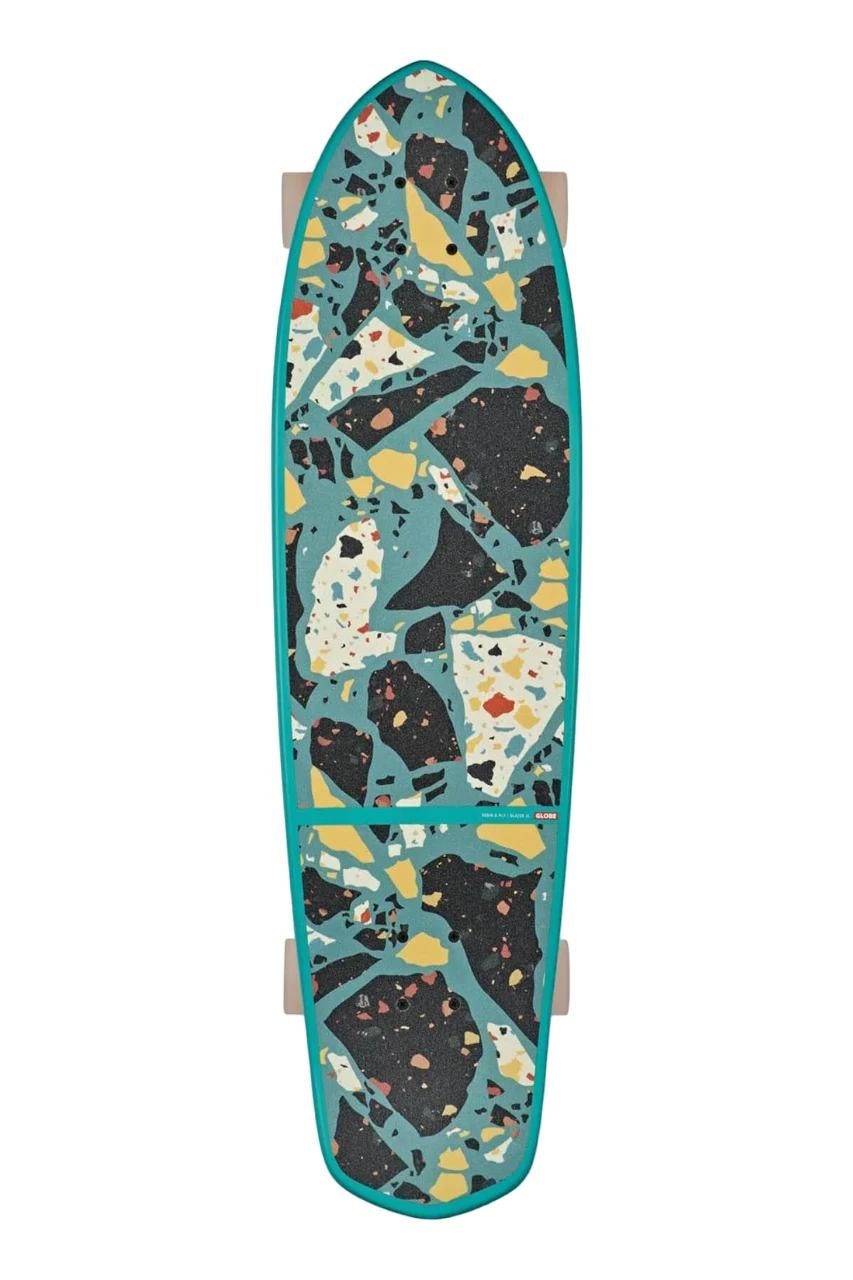 Globe Big Blazer XL Cruiser Skateboard Lagoon/Terrazzo - 36" 2 Globe Big Blazer XL Cruiser Skateboard Lagoon/Terrazzo - 36" - Image 2