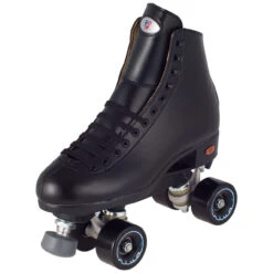 Riedell 111 Angel Roller Skates Black - Wide D Width
