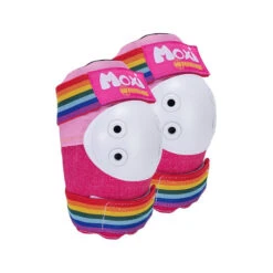 187 Killer Pads X Moxi Super Six Pad Set - Pink -Sports Skateboard Shop 187 killer pads x moxi super six pad set pink elbow