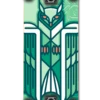 Fracture X Jono Wood Green Complete Skateboard - 8.25"