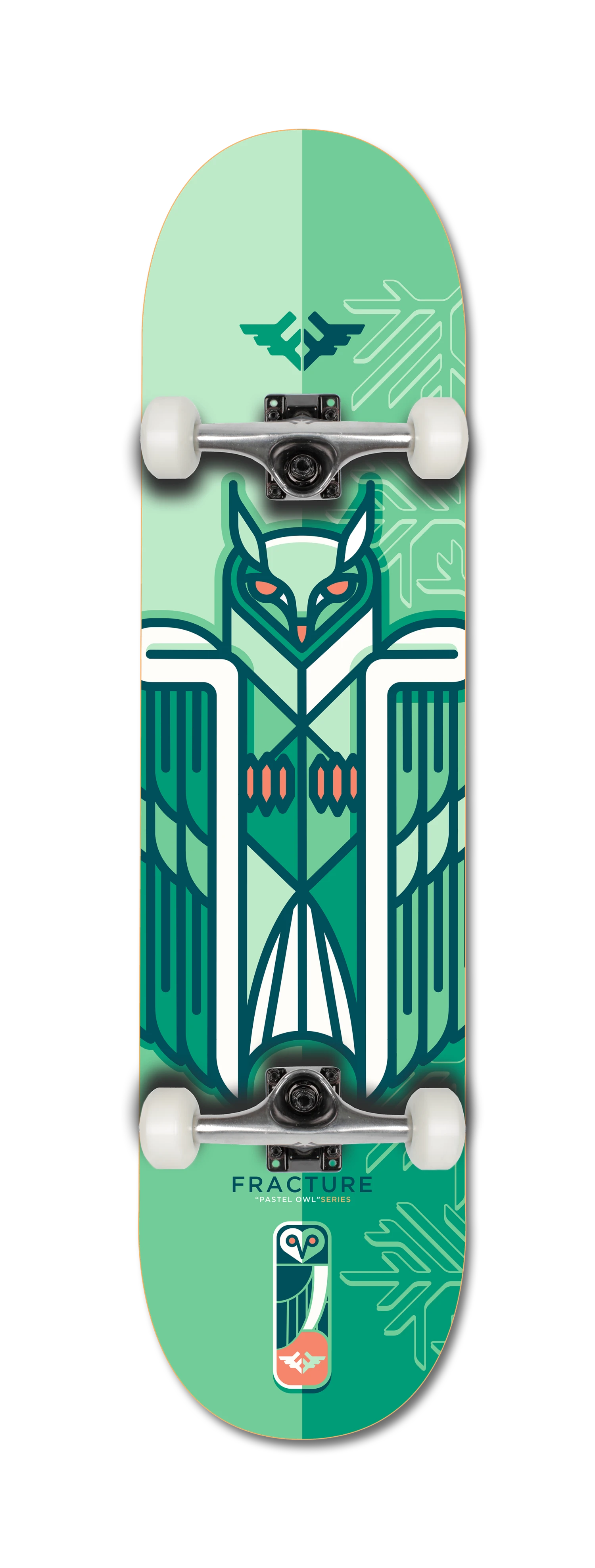 Fracture X Jono Wood Green Complete Skateboard - 8.25" 1 Fracture X Jono Wood Green Complete Skateboard - 8.25"