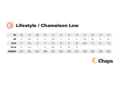 Chaya Chameleon Low Roller Skates -Sports Skateboard Shop 810695 Chaya Size Chart Chameleon Low 001