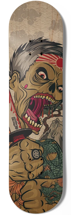 Shibui Zombie Yakuza Skateboard Deck - 8.25"