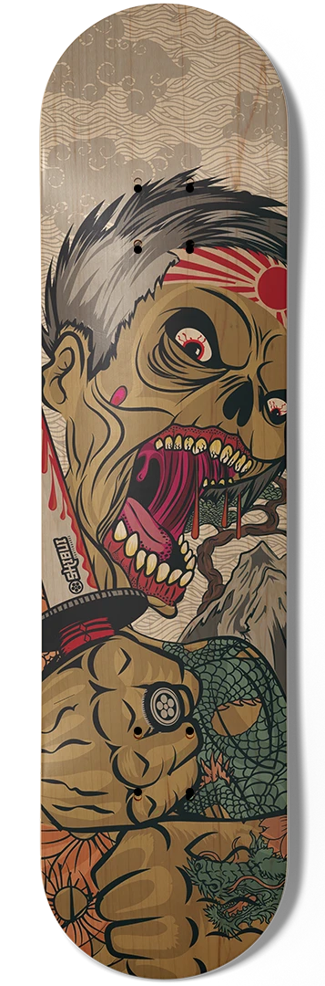 Shibui Zombie Yakuza Skateboard Deck - 8.25" 1 Shibui Zombie Yakuza Skateboard Deck - 8.25"