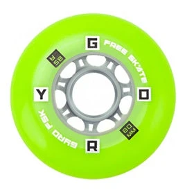 Gyro F2R Inline Skates Wheels - Green Set Of 4 1 Gyro F2R Inline Skates Wheels - Green Set Of 4