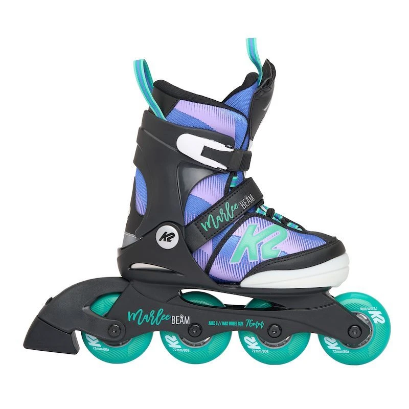 K2 Marlee Beam Adjustable Size Skates - Purple/Blue 2 K2 Marlee Beam Adjustable Size Skates - Purple/Blue - Image 2