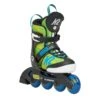 K2 Raider Beam Adjustable Size Skates - Green/Blue