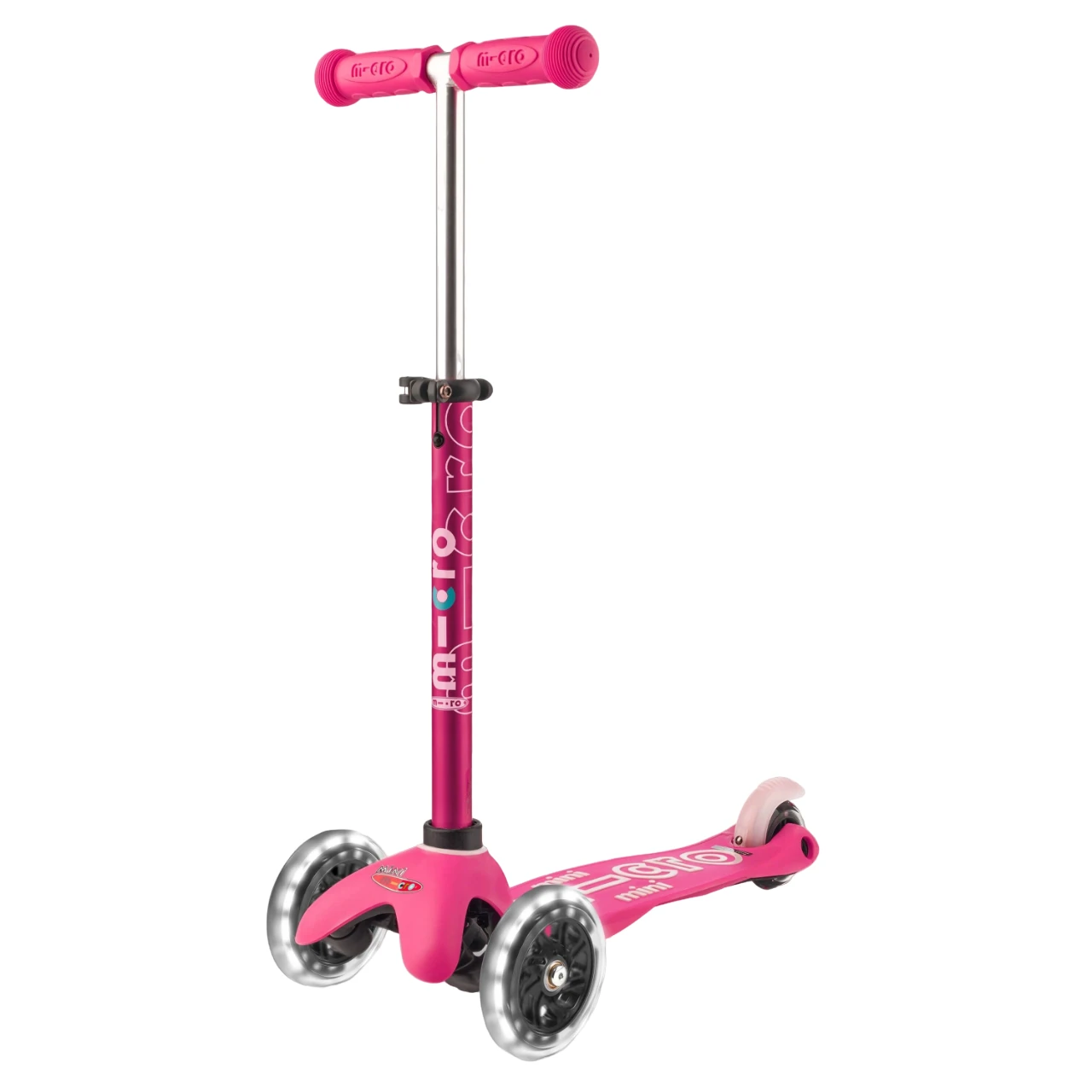 Mini Micro Deluxe LED Scooter - Pink 1 Mini Micro Deluxe LED Scooter - Pink