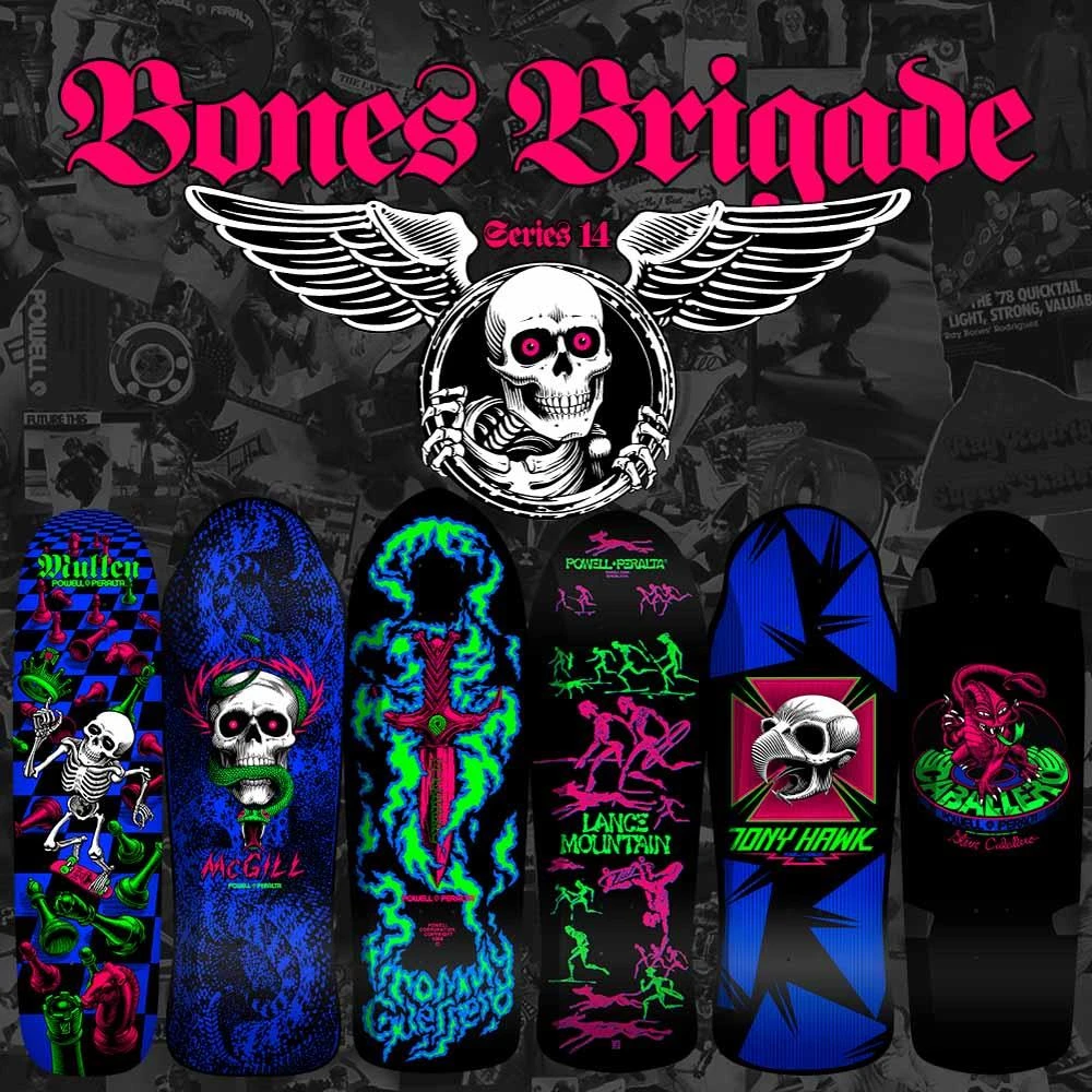 Powell Peralta Bones Brigade Hawk Series 14 Reissue Skateboard Deck - 10.38" 3 Powell Peralta Bones Brigade Hawk Series 14 Reissue Skateboard Deck - 10.38" - Image 3