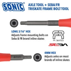 Sonic Pro Tool +F -Sports Skateboard Shop Pro F Axle