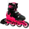 Rollerblade Microblade Adjustable Kids Skates - Black/Pink