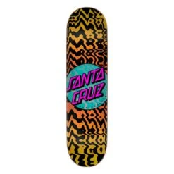 Santa Cruz Zebra Marble Dot 7 Ply Birch Skateboard Deck - 8.125"