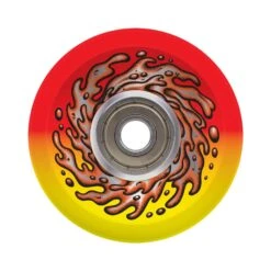 Slime Balls Light Ups OG Slime Red/Yellow Wheels And Bearings - 60mm 78a