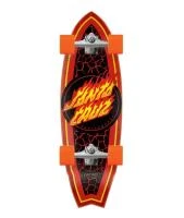 Santa Cruz Flame Dot Shark Surf Skate Board - 31.5"
