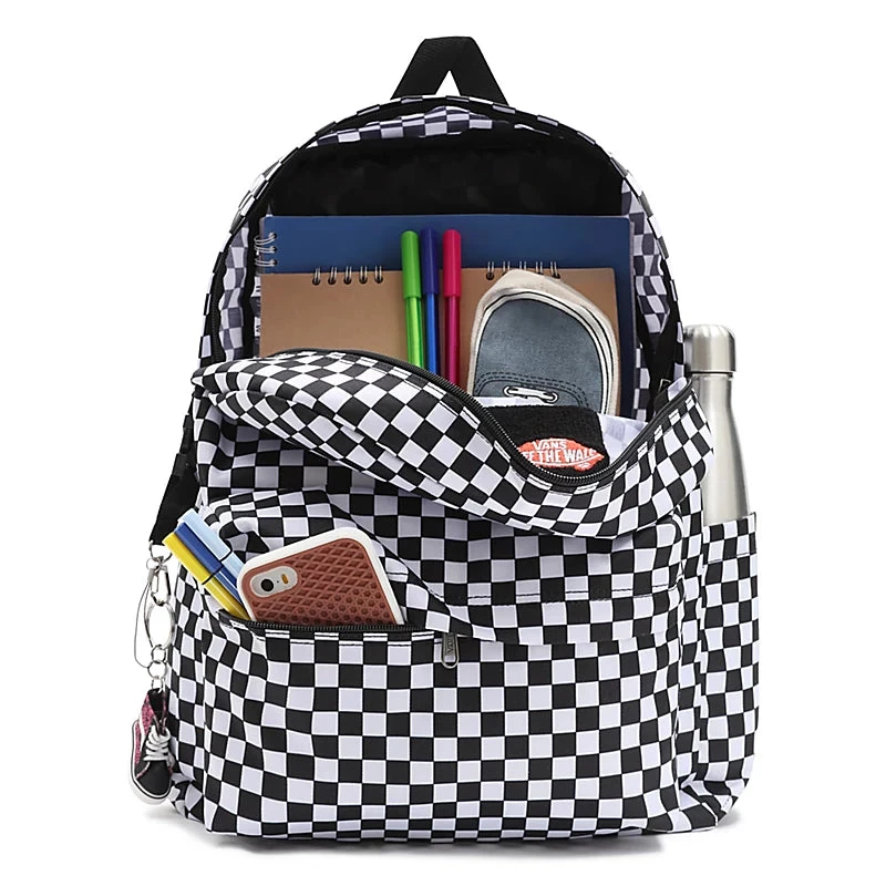 Vans Old Skool Check Backpack - Black/White 2 Vans Old Skool Check Backpack - Black/White - Image 2
