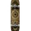 Blueprint Home Heart Black/Gold Skateboard - 8.125"