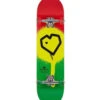 Blueprint Spray Heart Rasta Skateboard - 8.0"