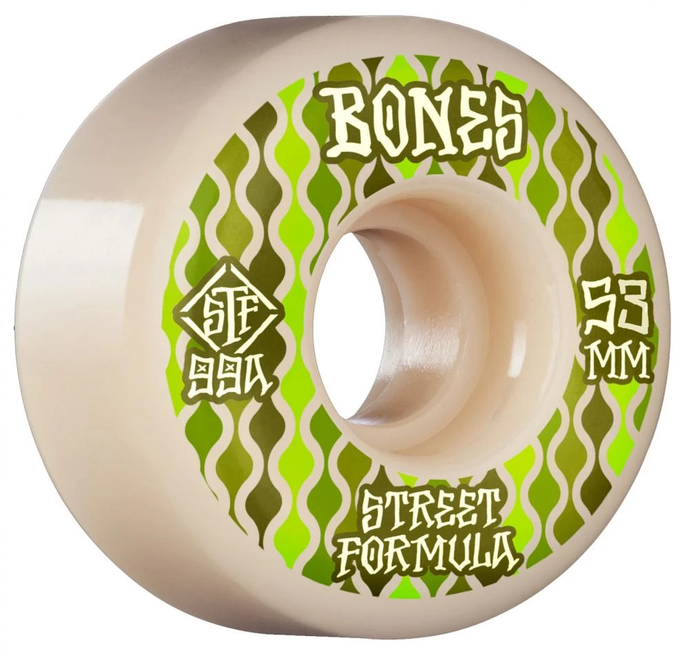 Bones STF Retros V2 Locks Skateboard Wheels - 53mm 99a 1 Bones STF Retros V2 Locks Skateboard Wheels - 53mm 99a