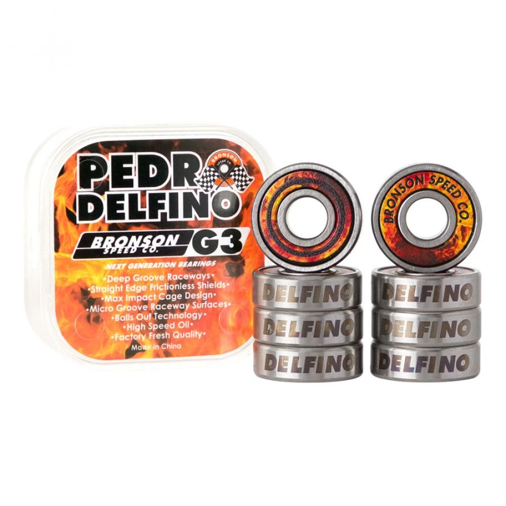Bronson Speed Co Pedro Delfino Pro G3 Bearings 1 Bronson Speed Co Pedro Delfino Pro G3 Bearings