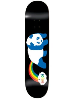 Enjoi Rainbow Fart HYB Black Skateboard Deck - 7.75"