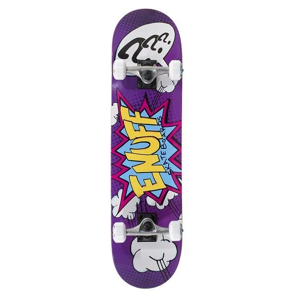 Enuff Pow Mini Skateboard - Purple 7.25 1 Enuff Pow Mini Skateboard - Purple 7.25