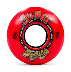Enuff Super Softie Red Skateboard Wheels - 53mm 85a
