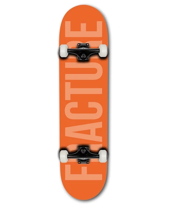 Fracture Fade Orange Skateboard - 8.0" 1 Fracture Fade Orange Skateboard - 8.0"
