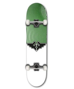 Fracture Wings V4 Green Skateboard - 7.75"
