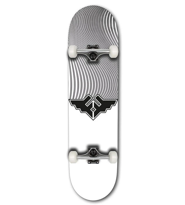Fracture Wings V4 Grey Skateboard - 8.25" 1 Fracture Wings V4 Grey Skateboard - 8.25"