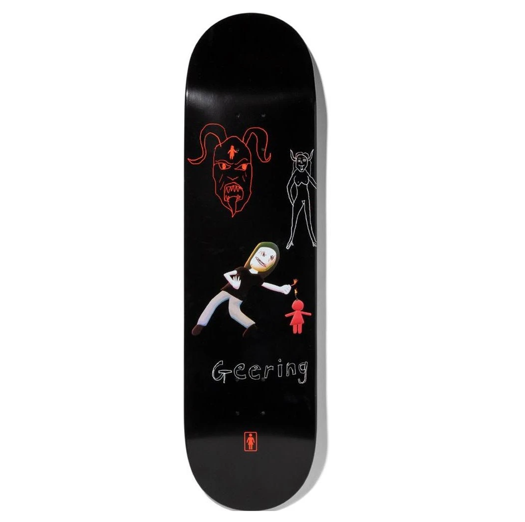 Girl One Off Breana Geering W41 Skateboard Deck - 8.0" 1 Girl One Off Breana Geering W41 Skateboard Deck - 8.0"