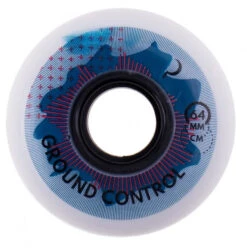 Ground Control Turbulence White Wheels 64mm 90a - Set Of Four