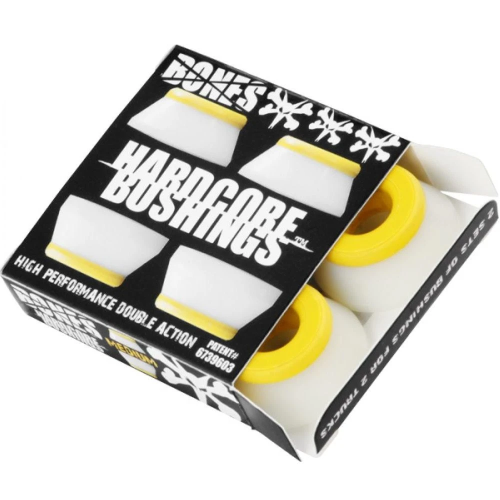 Bones Hardcore Bushings Yellow - Medium 91A