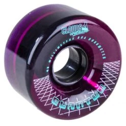 Clouds Quantum Purple Roller Skate Wheels 62mm - Set Of 4