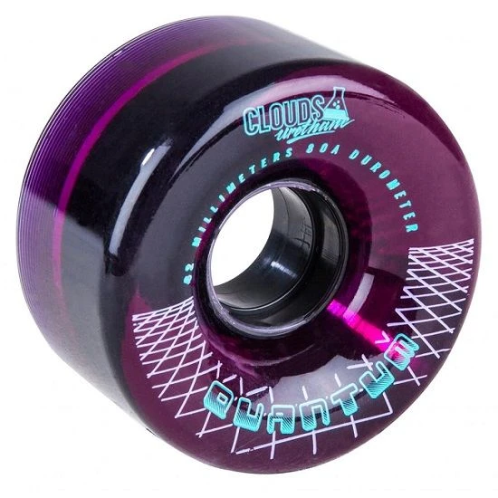 Clouds Quantum Purple Roller Skate Wheels 62mm - Set Of 4