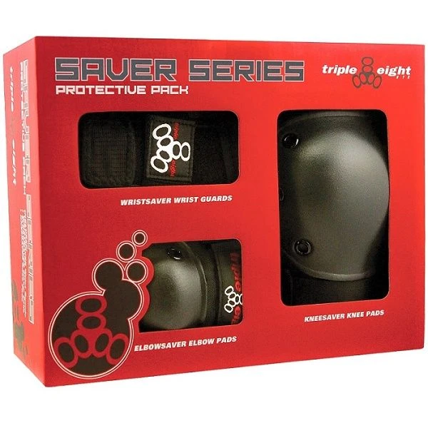 Triple 8 Saver Series Triple Pad Set 1 Triple 8 Saver Series Triple Pad Set