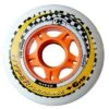 Hyperformance +G Inline Skate Wheels - White 4 Pack