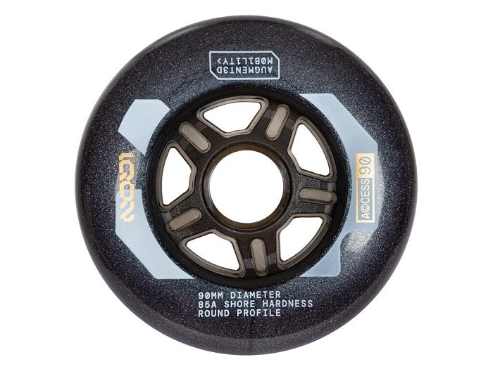 Iqon Access Wheels 90mm 85a - Set Of 4 1 Iqon Access Wheels 90mm 85a - Set Of 4