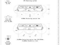 Iqon AG Decode Pro 80 Dark UFS Frames And Bearings Combo -Sports Skateboard Shop iqon ag decode pro 80 ufs frame specs