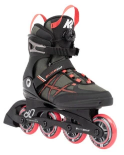 K2 Alexis 80 Boa Inline Skates - Grey/Coral