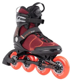 K2 Alexis 90 Boa Women's Inline Skates - Burgundy/Orange