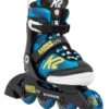K2 Raider Beam Adjustable Size Skates - Blue
