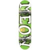 Meow Logo Green Skateboard - 7.75"