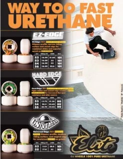 OJ Elite Hard Line Skateboard Wheels - 53mm 99a -Sports Skateboard Shop oj wheels chart 5