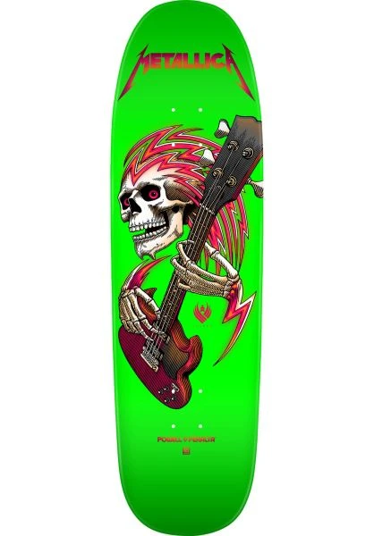 Powell Peralta Flight X Metallica Lime Green Deck - 9.26" 1 Powell Peralta Flight X Metallica Lime Green Deck - 9.26"