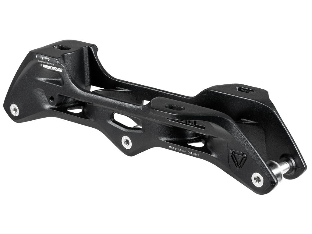 Powerslide Elite Casted AL Frames 231mm 3 X100 - Black 2 Powerslide Elite Casted AL Frames 231mm 3 X100 - Black - Image 2