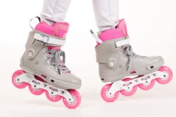 Powerslide Next SL Pink 80 Womens Inline Skates -Sports Skateboard Shop powerslide next sl pink 80 womens inline skates lifestyle