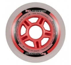 Powerslide One Inline Skate Wheels With Abec 5 Bearings - 90mm 82a Set 8